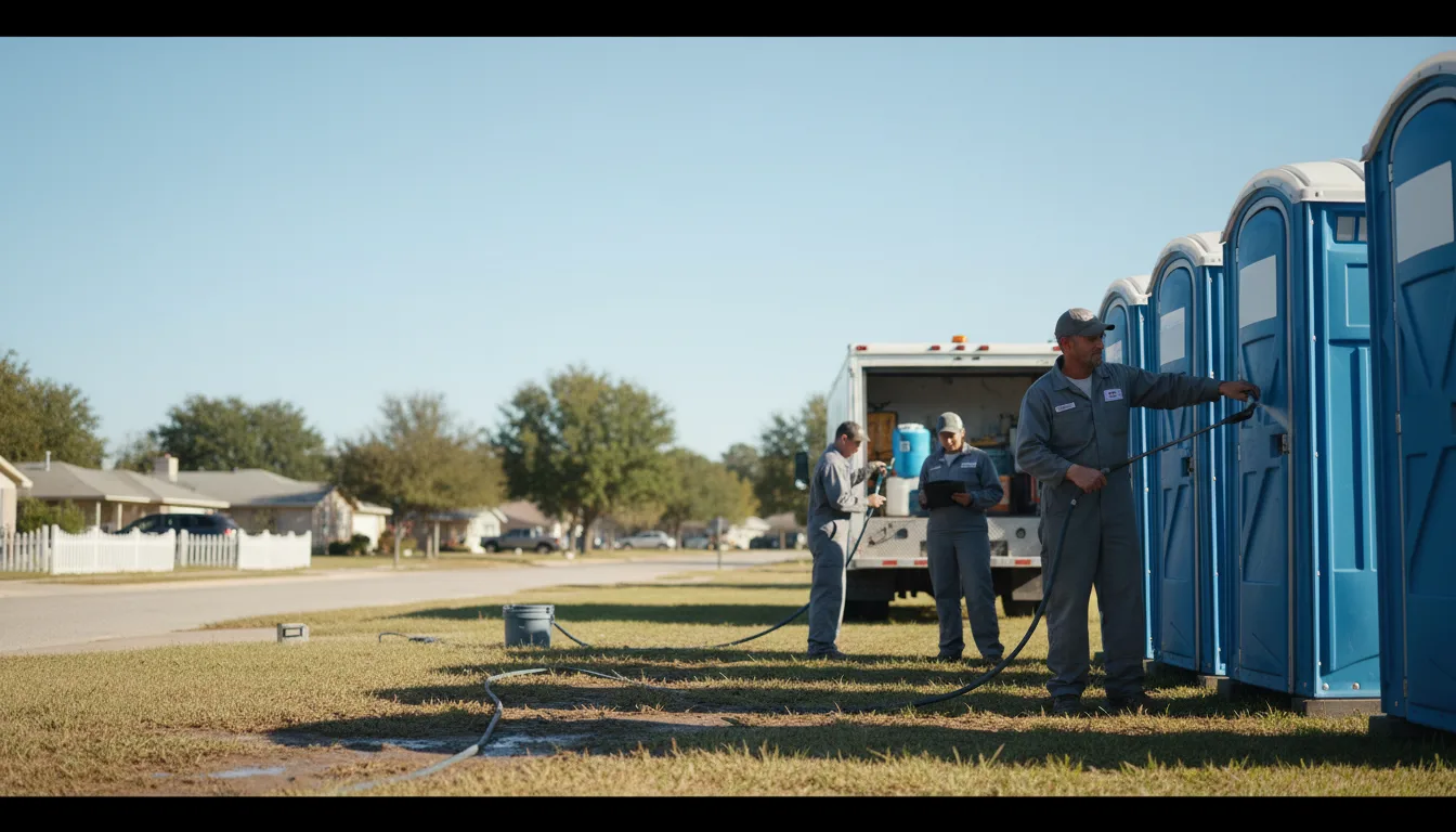 Long-Term Portable Toilet Rental in Arp, TX near me